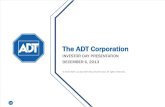 ADT Investor Day Presentation 2013