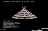 TEEPEE TENT LUMO WITH LEDS Teepee Tent/ Tipi Zelt / Tente Tipi / Acerca de Tipi / Tepee Tenda C052.103.01