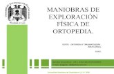Maniobras de la Exploracion Fisica - UAG MX, Ortopedia y Traumatologia