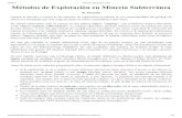 Metodos Explotacion Subterranea SI