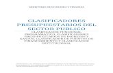 CLASIFICADORES PRESUPUESTARIOS DEL .clasificador presupuestal de ingresos clasificador presupuestal