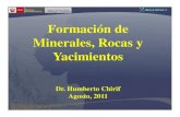 Formaci³n de minerales, rocas y yacimientos