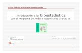 Introducci³n a la Bioestad­stica - FFIS - .Descriptiva uni y bivariante, anlisis estratificado