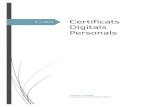 Certificats digitals personals