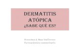 Dermatitis at³pica. charla para padres