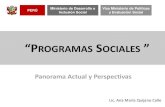 A.M. Quijano. MIDIS. Programas Sociales