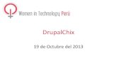 Drupalchix - PUCP 19.10.13