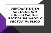 Ventajas de La Negociacion Colectiva en El Sector Privado y Publico