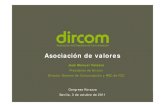 Presentaci³n "Asociaci³n de valores". Jos© Manuel Velasco, Presidente de Dircom