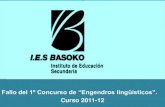 Concurso "Engendros ling¼­sticos" IES BASOKO
