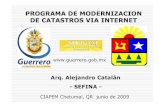 Programa de Modernizaci³n de Catastros v­a Internet