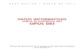 Datos informativos del Opus Dei (marzo 2011)