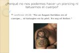 Tatuarse Es Pecado