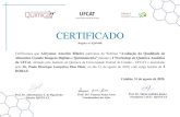 CERTIFICADO CERTIFICADO (Registro nآ؛ IQ20-689) Certificamos que Adryenne Amorim Ribeiro participou
