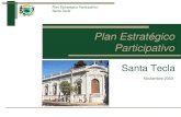 Alcaldأ­a Municipal de Santa Tecla - Plan Estratأ©gico ... Plan Estratأ©gico Participativo Santa Tecla