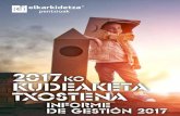2017 KUDEAKETA Txostena - Elkarkidetza 2020. 2. 6.¢  Halaber, pentsioen zenbatekoak (urteko erreti-ro-pentsioa