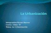 La urbanizaci³n