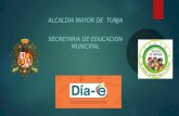 ALCALDIA MAYOR DE TUNJA SECRETARIA DE EDUCACION MUNICIPAL