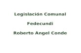 Legislacion comunal