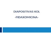 Diapositivas  kol  - fidaxomicina