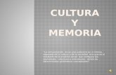 Cultura Y Memoria Cyber