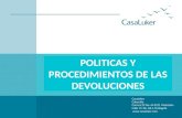 Presentacion politica de devoluciones 2013
