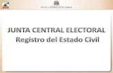 JUNTA CENTRAL ELECTORAL Registro  del Estado Civil