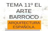 Tema 11 el arte barroco arquitectura espa±ola