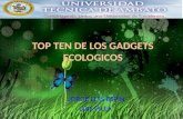 2012 top ten gadgets ecologicos