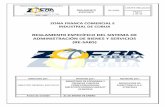 REGLAMENT0 ESPECÍFICO DEL SISTEMA DE Contenido Mínimo para la elaboración del Reglamento Específico del Sistema de Administración de Bienes y Servicios); Manual de Operaciones