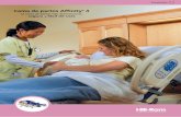 Cama de partos Affinity 4 - GALERÍA · PDF file y eficaz, sobre todo ante una emergencia. La cama de partos Affinity® 4 cumple con lo prometido: una cama de partos segura y elegante