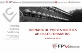 Institut Carles JORNADA DE PORTES OBERTES Vallbona als ... · PDF file M05. Xarxes locals M06. Seguretat informàtica M07. Serveis en xarxa M08.Aplicacions web M09. Formació i orientació