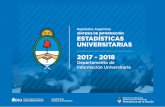 República Argentina SÍNTESIS DE INFORMACIÓN ESTADÍSTICAS ... · PDF file La Secretaría de Políticas Universitarias presenta la Síntesis de Información Universitaria 2017-2018